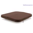 Vitalspa thermotető Aruba műbőr barna (200x150 cm) fordított állású