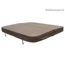 Vitalspa thermotető Bali szövet barna (231x197 cm) fordított állású
